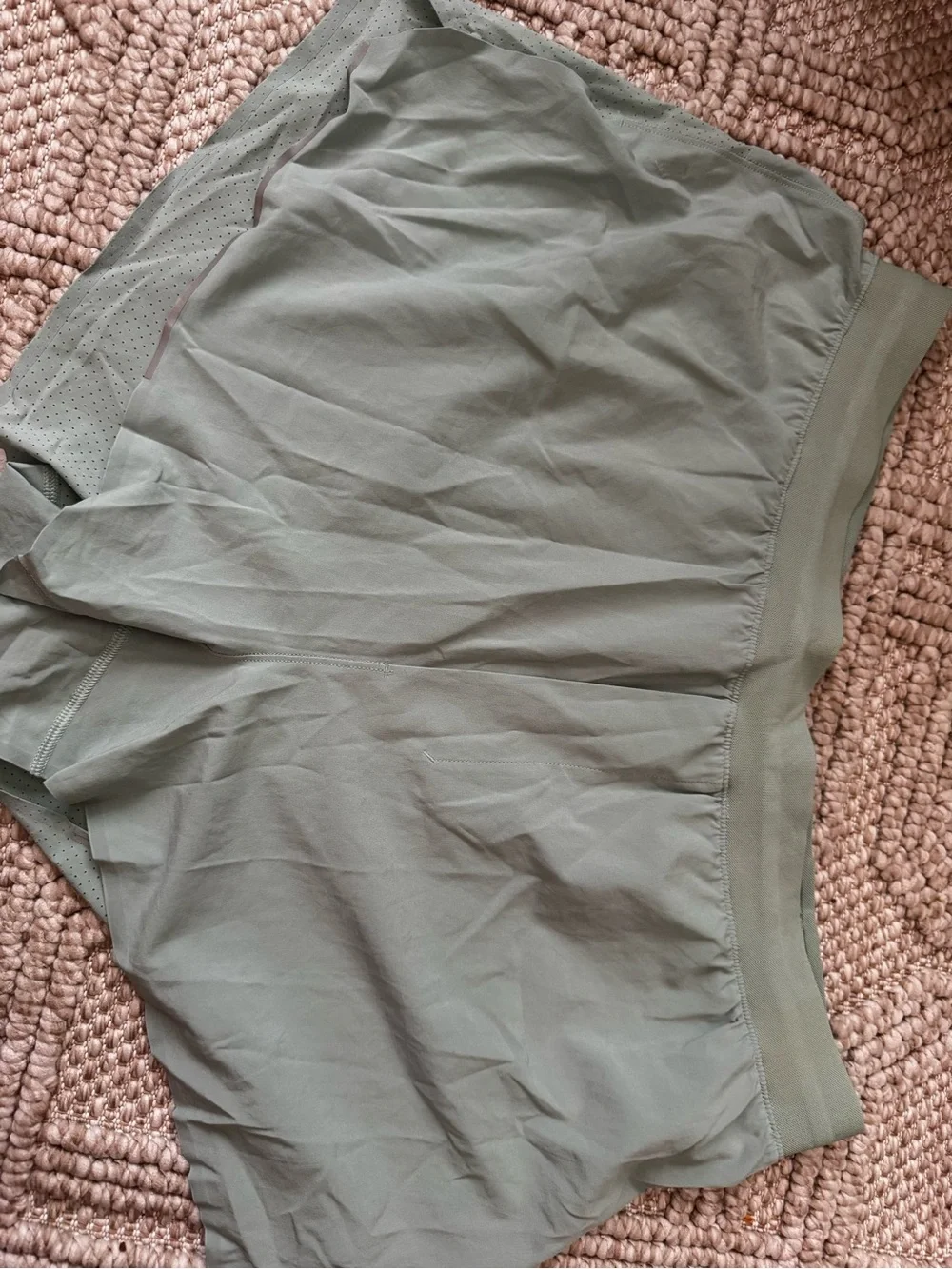 lululemon athletica Men’s Mint Green Surge Shorts